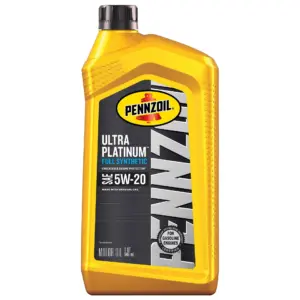 Pennzoil Ultra Platinum Full Synthetic 5W-20 Motor Oil | 1 Quart | Single