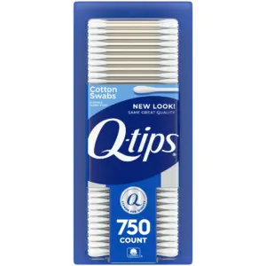 (12 pack) Q-tips Cotton Swabs | Hygiene Shield | For First Aid | Beauty & Baby | 100% Cotton | 300 Count