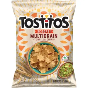 Tostitos Multigrain Scoops! Tortilla Chips-10oz | Pack of 2