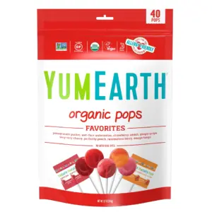 YumEarth Organic Pops | 8.7 Ounce | Vegan | Trans Fat-Free