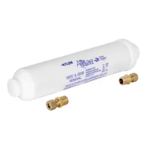 EZ-FLO 60461N Inch-Line Odor & Taste Water Filter for Refrigerators | 10 inch | White