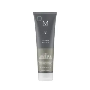 Mitch Double Hitter Sulfate-Free 2-Inch-1 Shampoo and Conditioner by Paul Mitchell for Men | 8.5 Ounce Shampoo& Conditioner