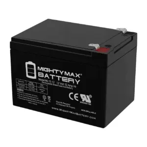 Mighty Max Battery ML10-12 | 12 Volt 10 AH | F2 Terminal | Rechargeable SLA AGM Battery