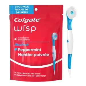 Colgate Wisp Max Fresh Peppermint Mini-Brushes | 24 count