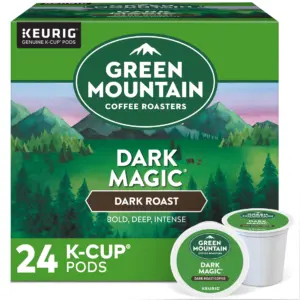 Green Mountain Coffee Roasters | Dark Magic Dark Roast K-Cup Coffee Pods | 24 Count | Single