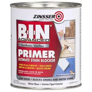 Rust-Oleum Corporation 271009 Advanced Synthetic Shellac Watercolor Primer | 1-Quart | White