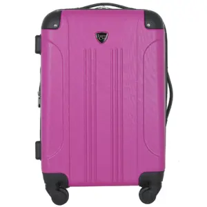 Travelers Club 20-inch Expandable ABS 20 Hard-Side Rolling Carry-On | Fuchsia