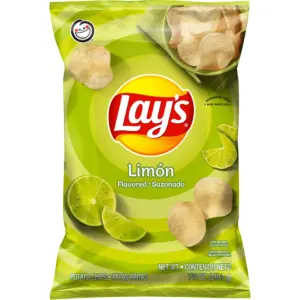 Lay's Potato Chips | Limon Flavor | 7.75 Ounce Bag