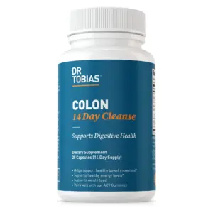 Dr. Tobias Colon 14 Day Cleanse | Colon Cleanse Detox | Includes 2 bottles each with 28 Capsules | for 2 cleanses | 56 Count (Supply for 2 cleanses)