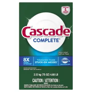 Cascade Powder Dishwasher Detergent | Fresh Scent | 75oz (Pack of 20)