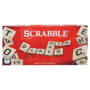 Scrabble Classic Crossword Board Game for Kids & Family Ages 8 & Up | 2-4 Players