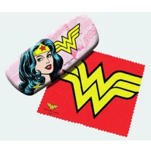 Wonder Woman Eyeglass Hard Case w/ Matching Lens Cloth (Premium Edition)
