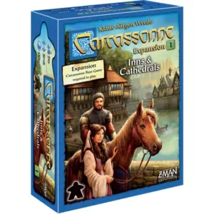Carcassonne Family Strategy Board Game: Inns and Cathedrals Expansion for Ages 7+ | from Asmodee