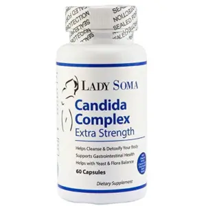 Lady Soma Candida Complex- Extra Strength Fights Yeast Infections | 60 Capsules