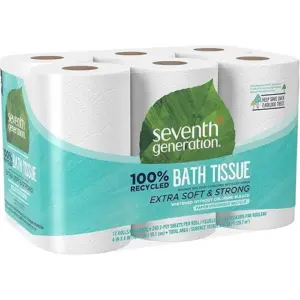 7th Generation SEV 13733 2-Ply 100% Recycled Standard Toilet Paper | White