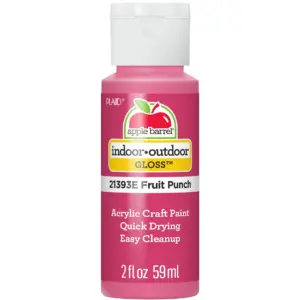 Apple Barrel 21393E Acrylic Craft Paint | Gloss Finish | Fruit Punch | 2 fl Ounce | Single