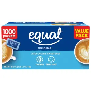 EQUAL Original Zero Calorie Sweetener | Sugar Substitute | 1000 Packets