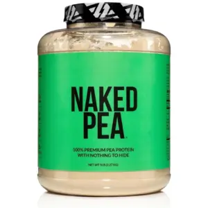 Naked Pea | 5LB 100% Pea Protein Powder From U.S. & Canadian Farms | Unflavored Vegan Pea Protein Isolate | 76 Servings