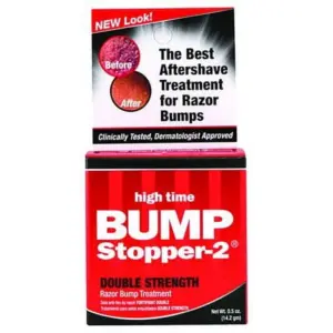 High Time Bump Stopper-2 Tratamiento de Doble Fuerza contra Golpes de Maquinilla de Afeitar | 0.5 Ounce | 1