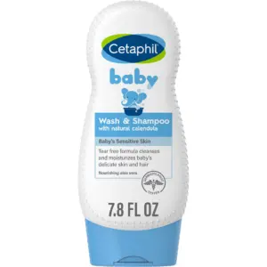 Cetaphil Baby Wash and Shampoo | Calendula | 7.8 fl Ounce | 7.8 Ounce