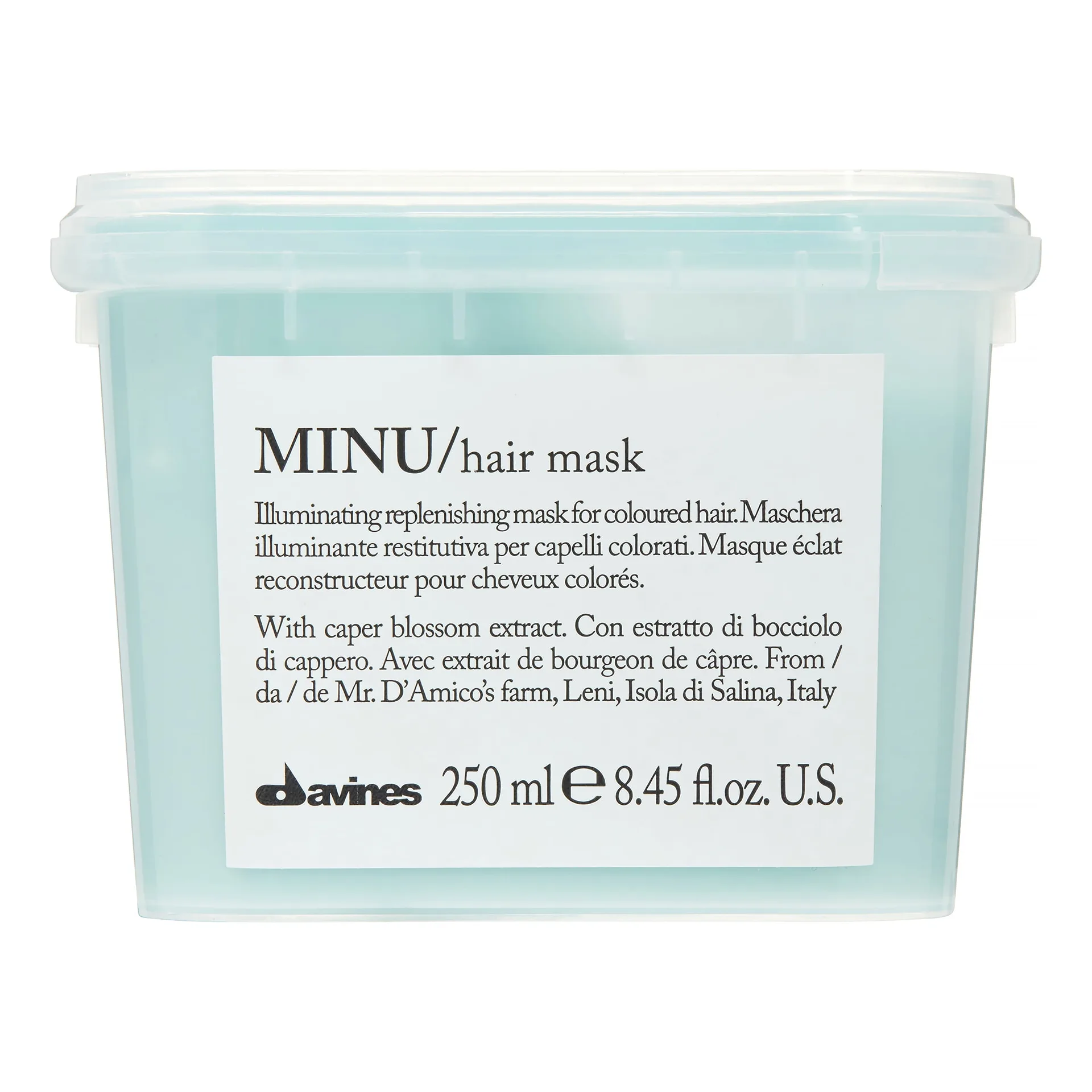 Davines Minu Illuminating Replenishing Hair Mask | 8.45 Ounce