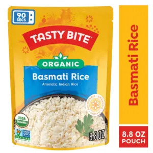 Tasty Bite Organic Basmati Rice | 8.8 Ounce | Ready to Eat | Microwavable | Vegan | Gluten-Free (Pack of 3)