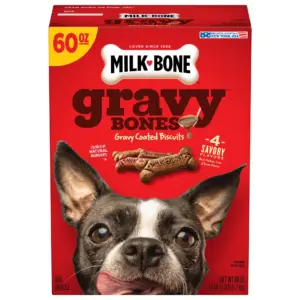Milk Bone GravyBones Dog Biscuits | Small Dog Treats | 60 Ounce | 60 Ounces