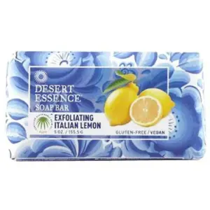 Desert Essence Bar Soap Exfoliating Italian Lemon 5 Ounce Bar