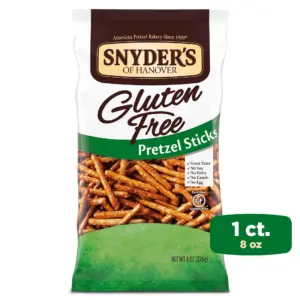 (12 Pack) Snyder's of Hanover Gluten-Free Pretzel Sticks | 8 Ounce | Bag