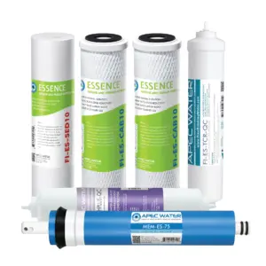 APEC FILTER-MAX-ESPH 75 GPD Complete Replacement Filter Set for ESSENCE Series Alkaline Reverse Osmosis Water Filter System (Premium Edition)