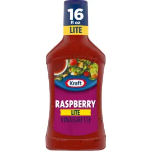 Kraft Lite Raspberry Vinaigrette | 16 fl Ounce Bottle | Liquids | Casein Free