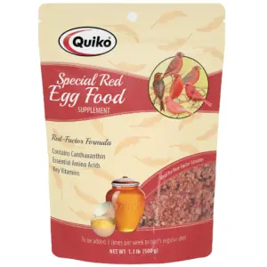 Quiko Special Red Egg Food | Nutritious Supplement for Red Factor Birds