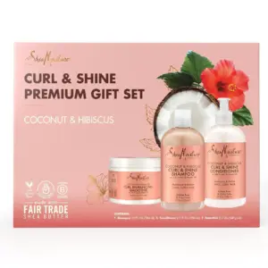 SheaMoisture Coconut Hibiscus Curl Set Shampoo | CONDITIONER Curl Enhancing