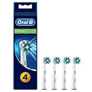 Oral B Cross Action Electric Toothbrush Replacement Brush Heads Refill | 4Count