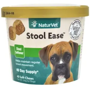 NaturVet Stool Ease Stool Softener for Dogs | 40 Soft Chews