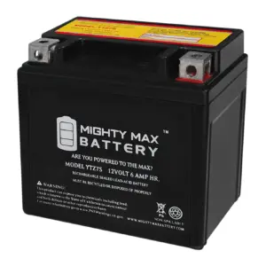 YTZ10S -12 Volt 8.6 AH | 190 CCA | Rechargeable Maintenance Free SLA AGM Motorcycle Battery | Single