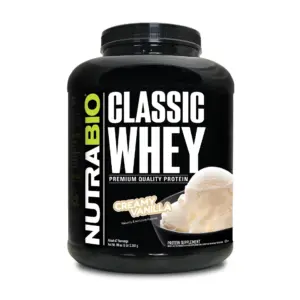 NutraBio Classic Whey Protein Powder- 25G of Protein Per Scoop | Full-Spectrum Amino Acid Profile | No Fillers | Artificial Colors | Preservatives | Low Glycemic Index | Creamy Vanilla | 5 Pounds | 5 lbs