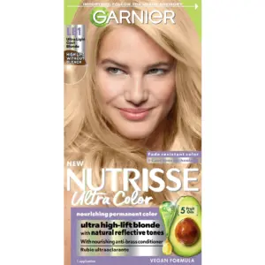 Garnier Nutrisse Ultra Nourishing Permanent Hair Color | LB1 Ultra Light Cool Blonde | 1