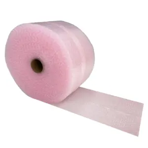UOFFICE Pink Anti-Static Small 3/16 Bubble Wrap Rolls | 1 Count