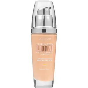 L'Oreal Paris True Match Lumi Liquid Foundation Makeup | W3 Nude Beige | 1 fl Ounce | Single