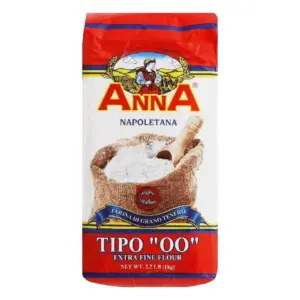 Anna Napoletana Extra Fine Flour Unbleached | 35.2 Ounce | Single