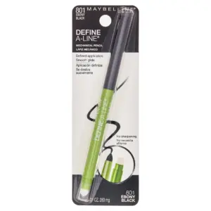 Maybelline Define A Line Mechanical Eyeliner with Built Inch Sharpener | Ebony Black | Single