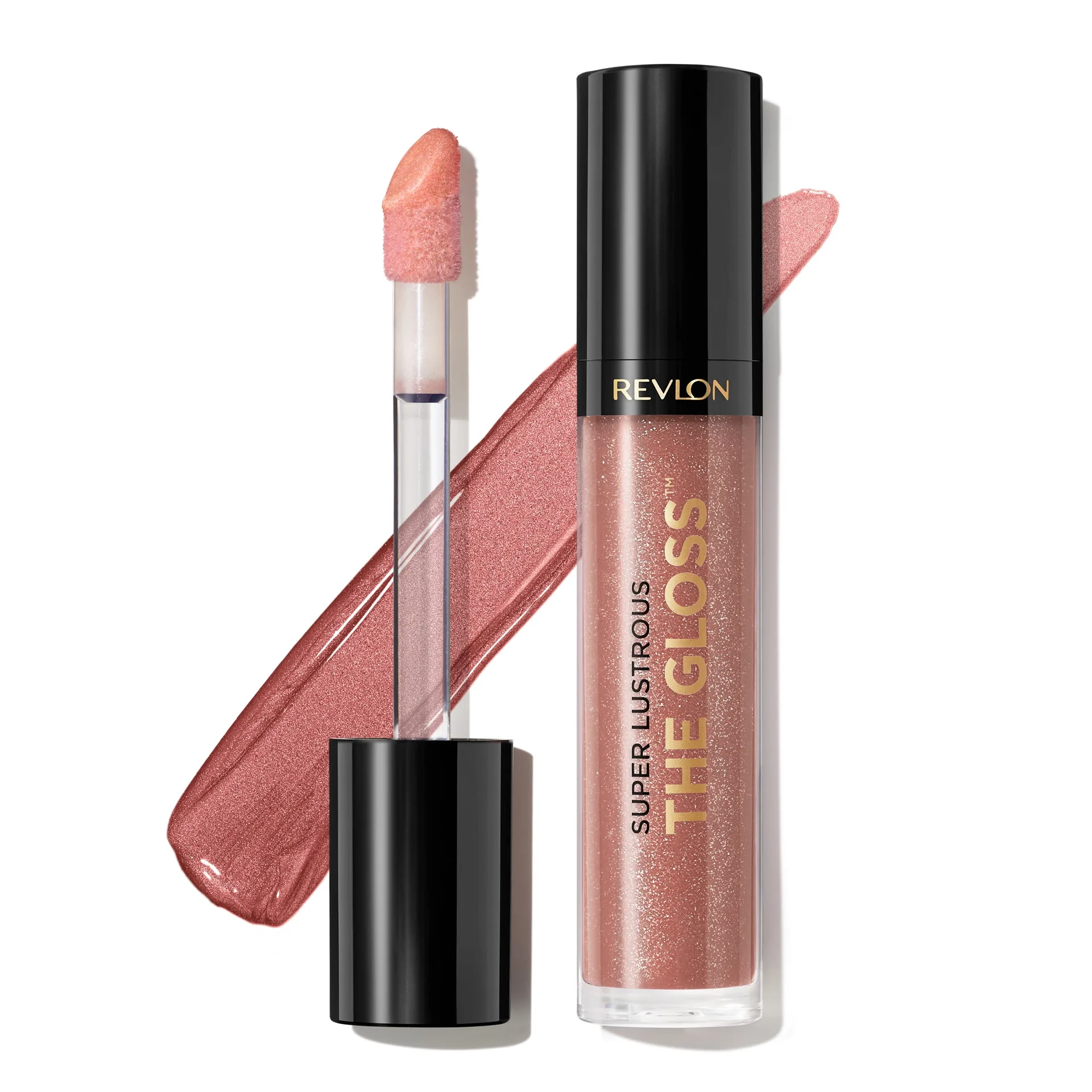 Revlon Super Lustrous Moisturizing High Shine Lip Gloss | Rosy Future | 0.13 Ounce