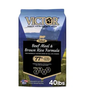 Victor Select All Life Stages Beef & Rice Recipe Dry Dog Food 40 lb