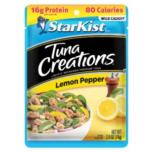 StarKist Tuna Creations | Lemon Pepper | 16g Protein | 2.6 Ounce Pouch | Single