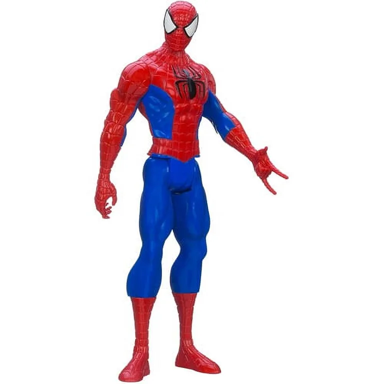 Marvel Ultimate Spider-man Titan Hero Series Spider-man Figure | 12-Inch | Multi-color | Multicolor