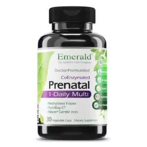 Emerald Labs Men's 1-Daily Multi | Multivitamin with Methylated Folate | Extra Zinc & Lycopene to Support Healthy Prostate | Energy Levels | Bone Strength | 30 Vegetable Capsules