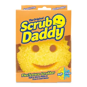 Scrub Daddy The Original Scrub Daddy Polymer Foam Sponge Non-Scratch Dish Home (Premium Edition)