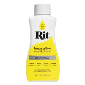 Rit 8 Fl. Ounce. All-Purpose Liquid Dye-Lemon Yellow