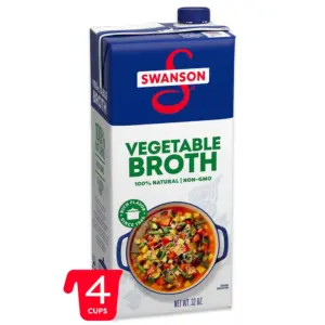 Swanson 100% Natural Vegetable Broth | 32 Ounce Carton | Single